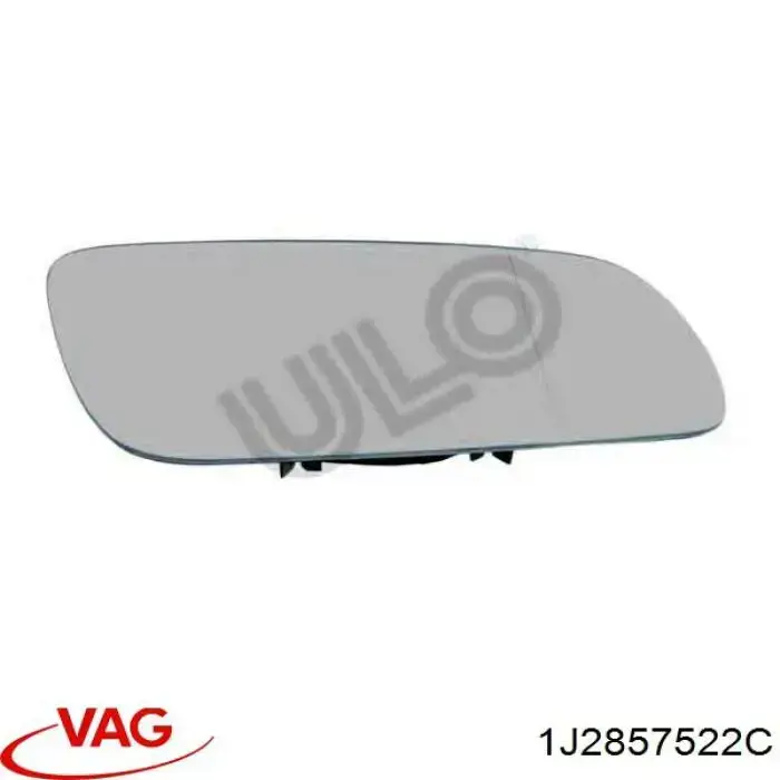 Стекло правого зеркала заднего вида 1J2857522C VAG