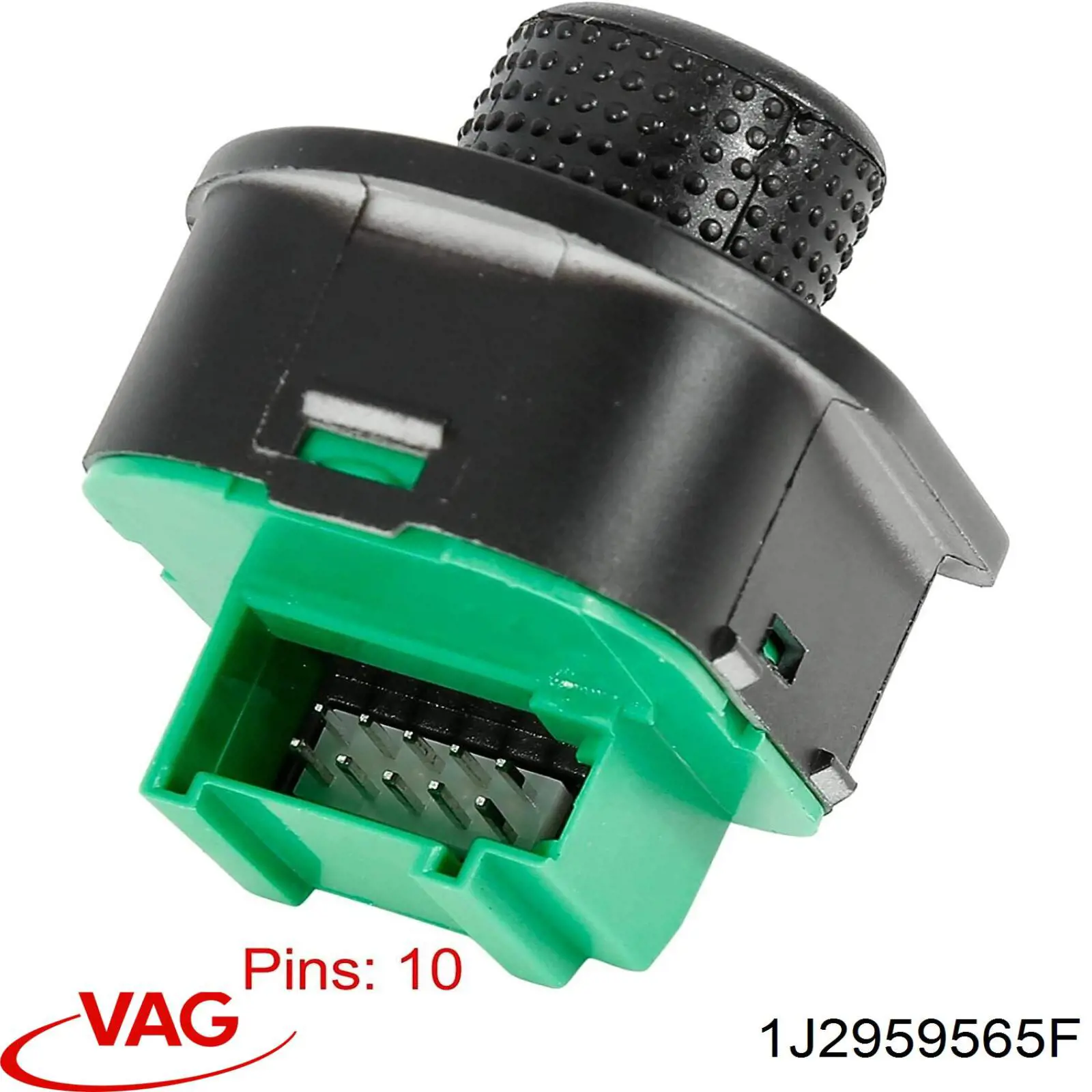 1J2959565F VAG Блок управления зеркалами заднего вида, на двери