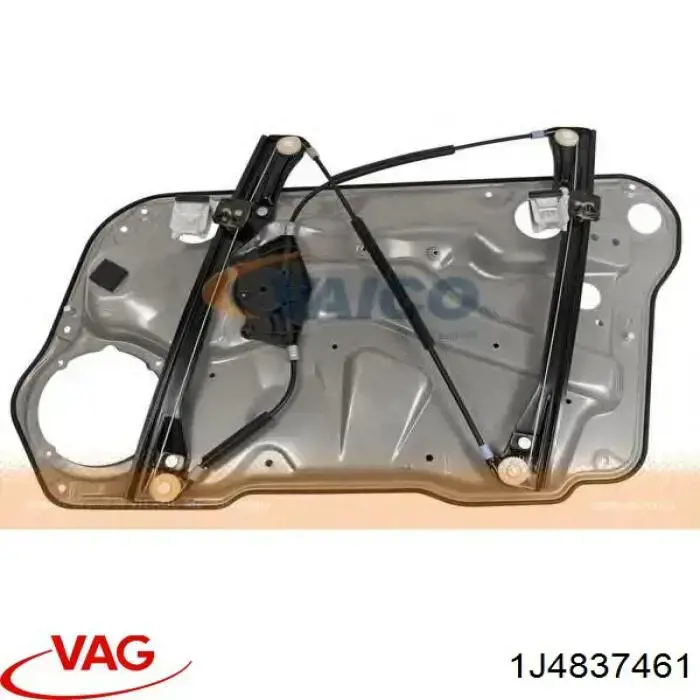1J4837461 VAG механизм стеклоподъемника двери передней левой