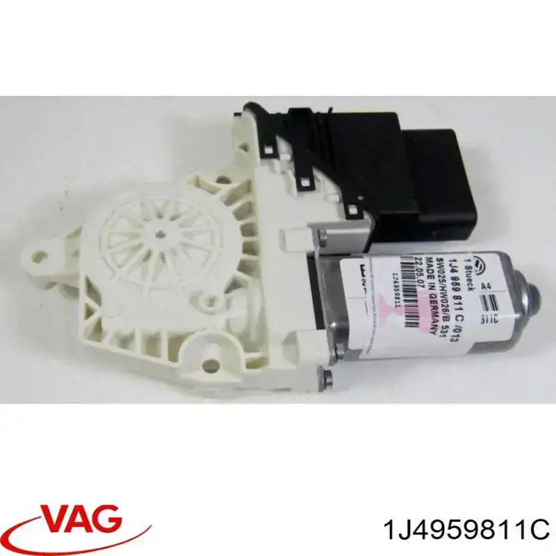 Купить 1J4959811C013 VAG Мотор стеклоподъемника двери задней левой