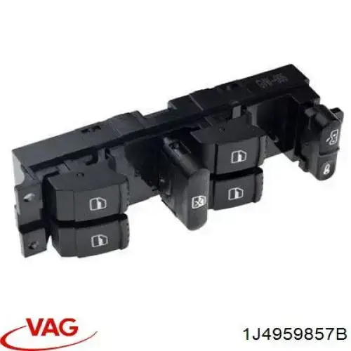 1J4959857B VAG кнопочный блок управления стеклоподъемником передний левый