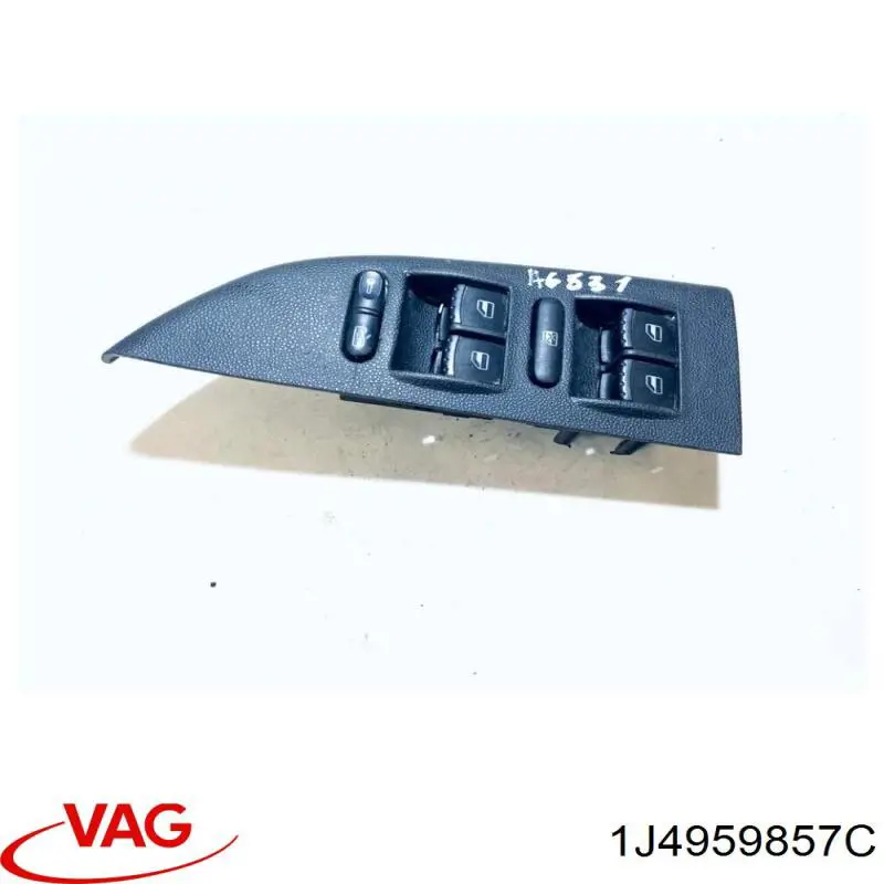 1J4959857C VAG Кнопки переднего левого стекло подъёмника