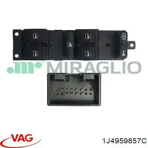 Купить 1J4959857C VAG Кнопки переднего левого стеклоподъёмника