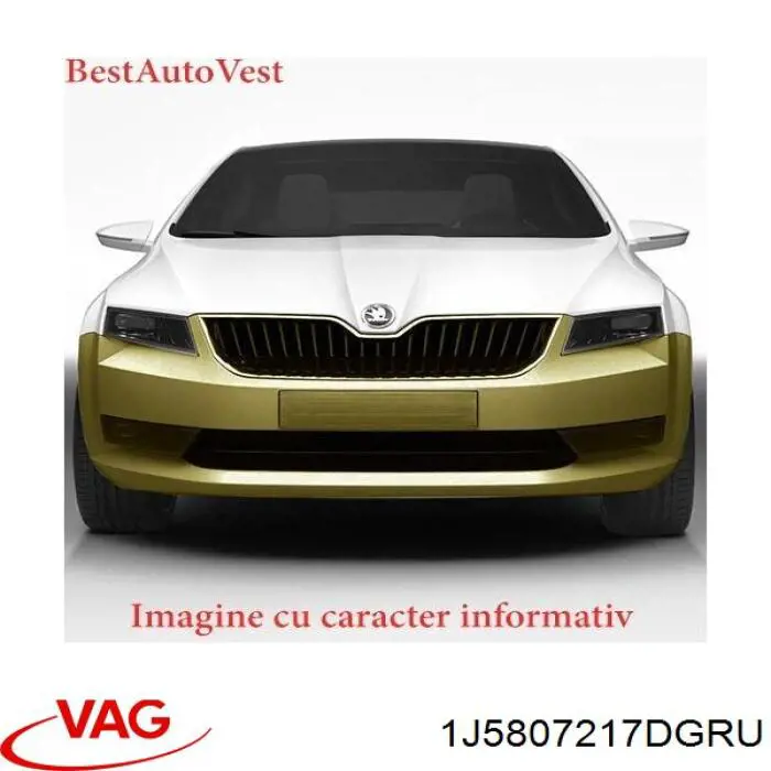 1J5807217DGRU VAG Бампер передний в сборе
