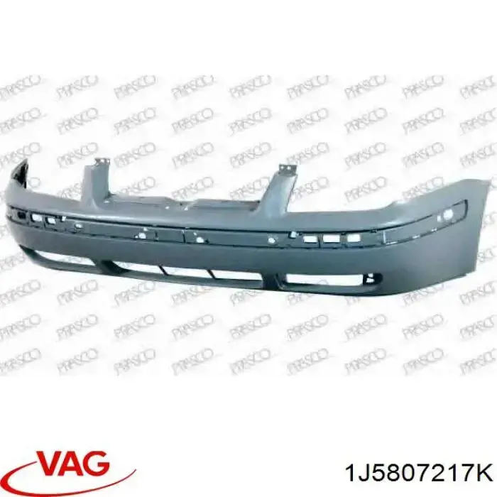 1J5807217K VAG Бампер передний в сборе