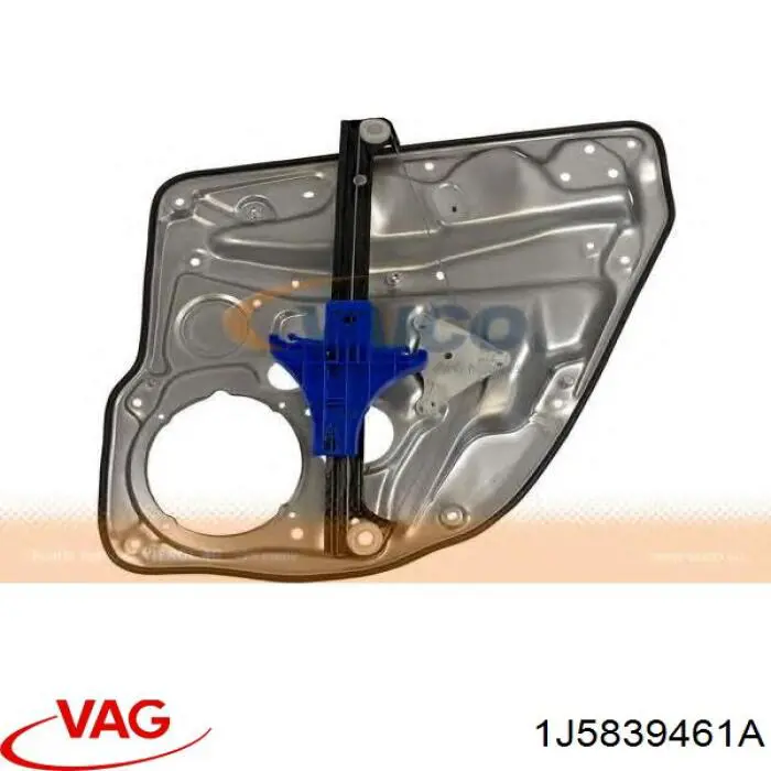 Купить 1J5839461A VAG Механизм стеклоподъемника двери задней левой