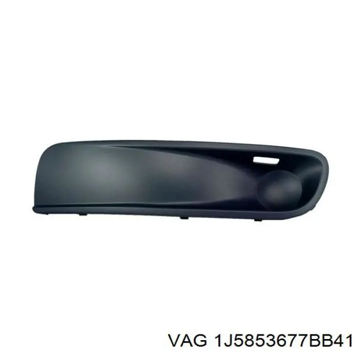 1J5853677BB41 VAG Центральная решетка переднего бампера