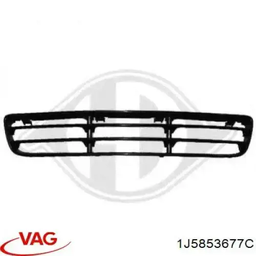 Решетка бампера переднего центральная VAG 1J5853677C цена, от 4.65 USD