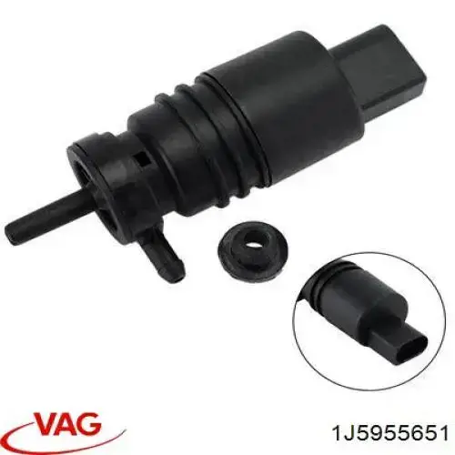 Купить 1J5955651 VAG Моторчик омывателя переднего стекла