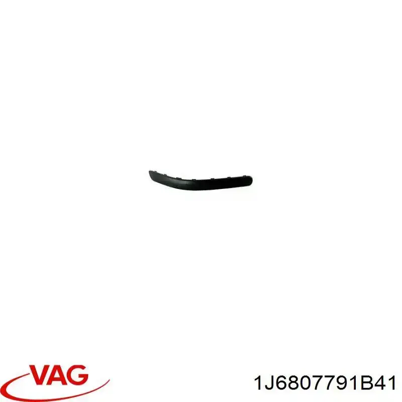 Накладка бампера заднего левая VAG 1J6807791B41 цена, от 9.70 USD