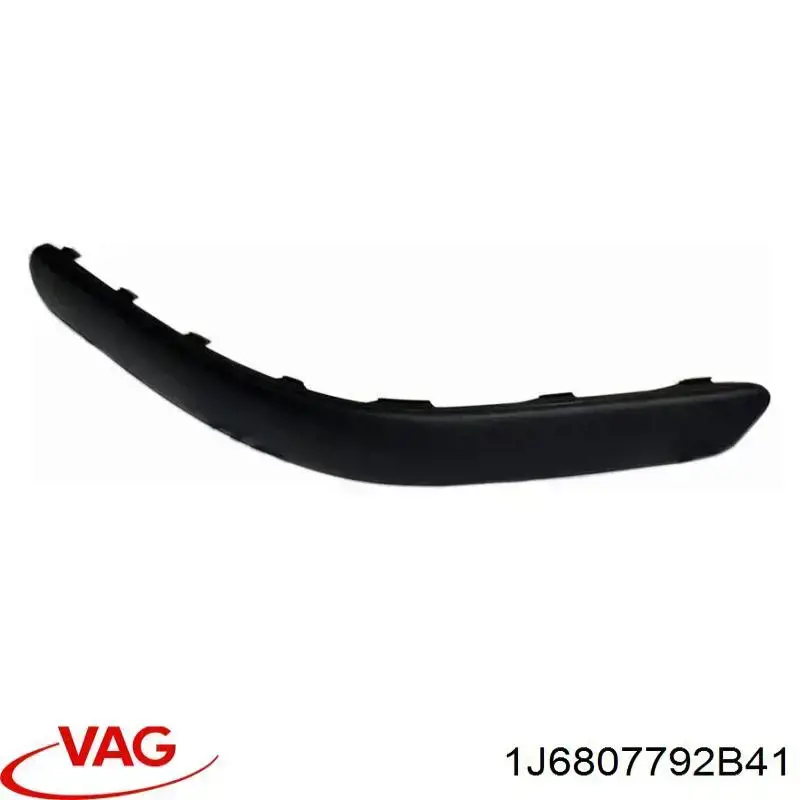 Купить 1J6807792B41 VAG Накладка бампера заднего правая