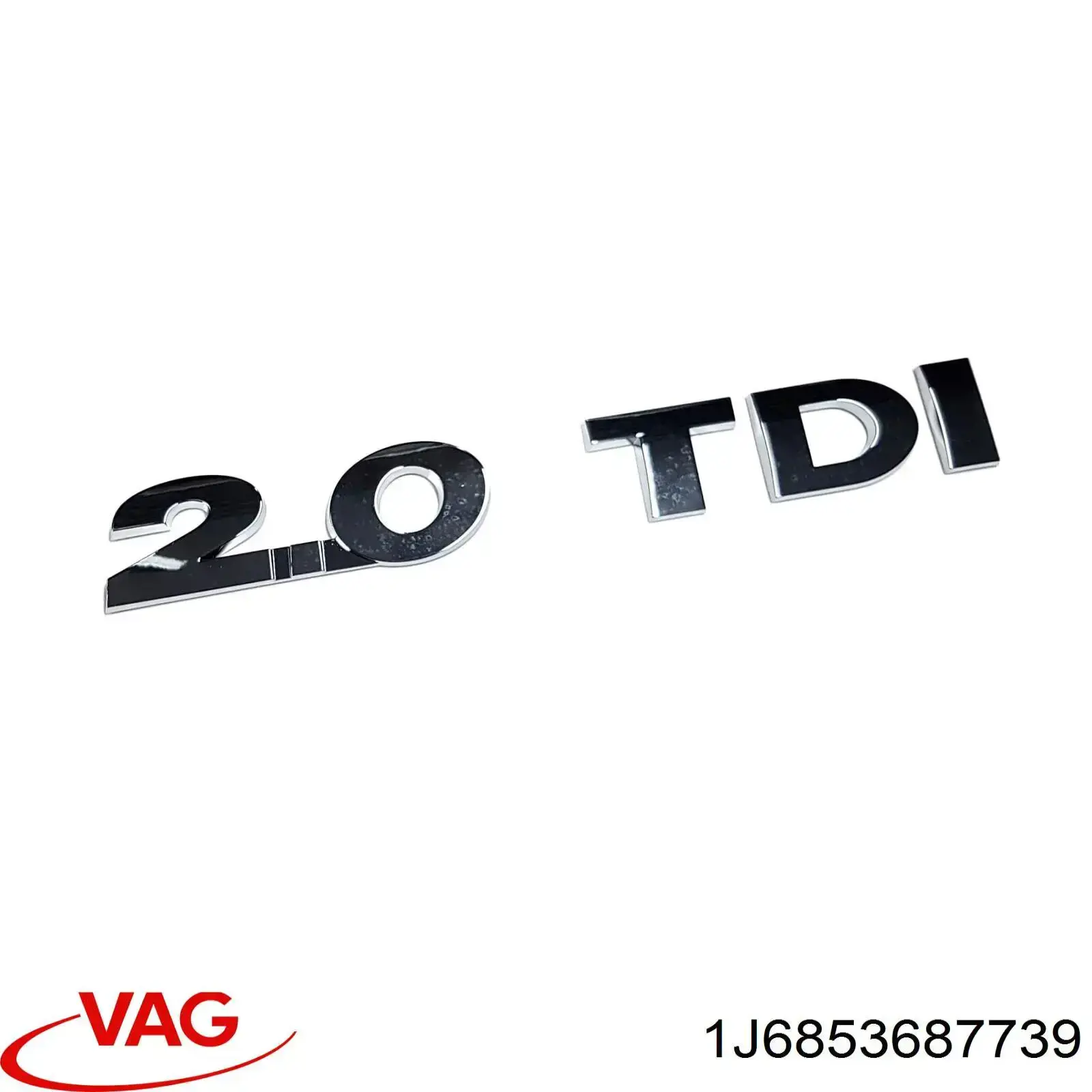 Эмблема на крышку багажника VAG 1J6853687739