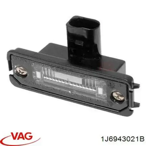 Фонарь подсветки номерного знака 1J6943021B VAG