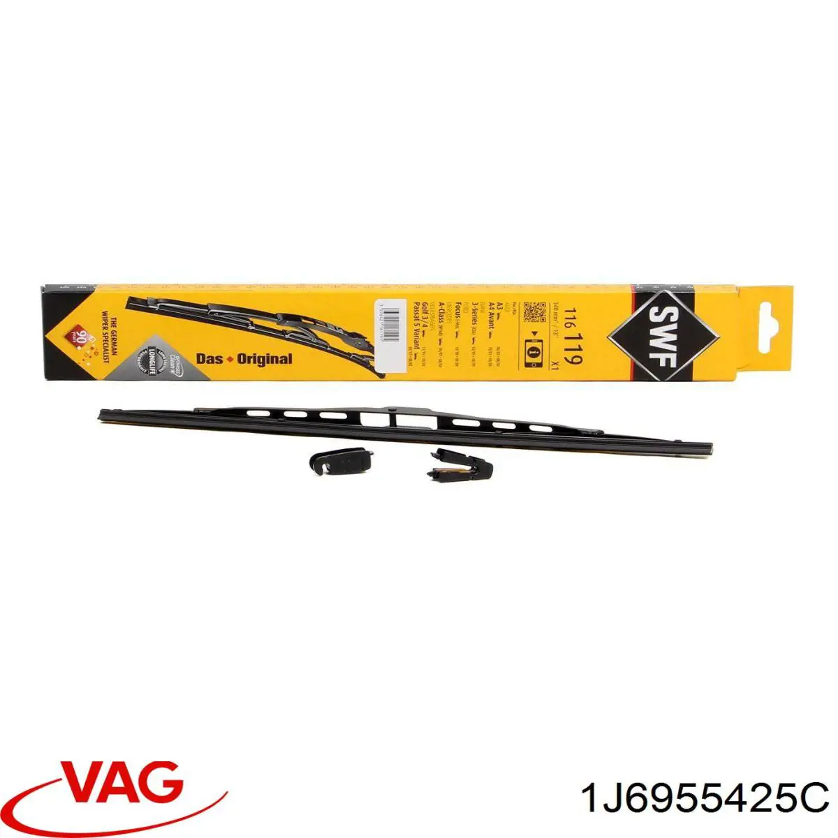 Щетка дворника левая VAG 1J6955425C