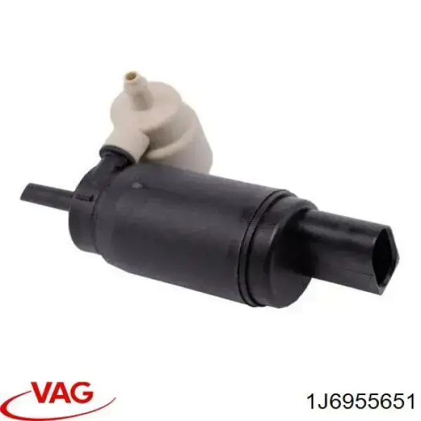 Bomba de motor de fluido para lavador de vidro dianteiro/traseiro 1J6955651 VAG