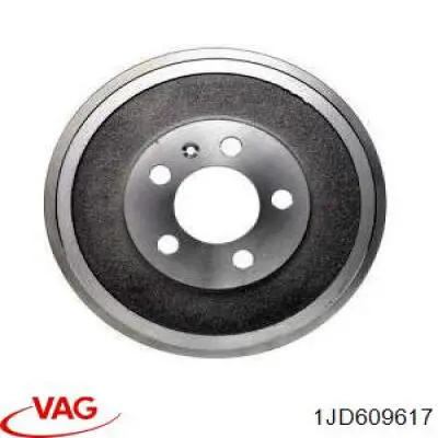 Барабан тормозной задний VAG 1JD609617 цена, от 48.82 USD