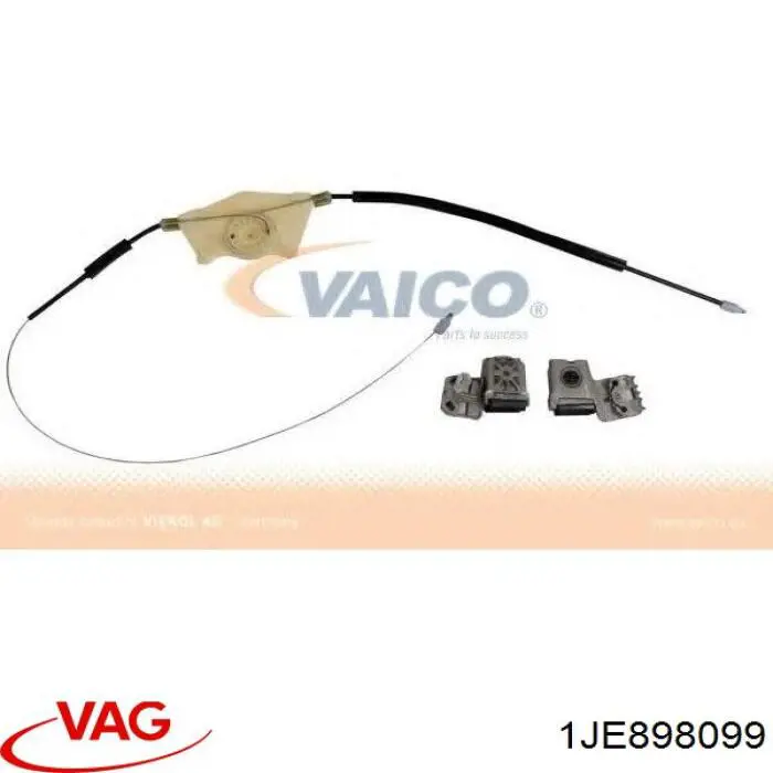 1JE898099 VAG механизм стеклоподъемника двери передней левой