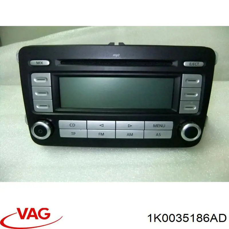 1K0035186AD VAG магнитола (радио am/fm)