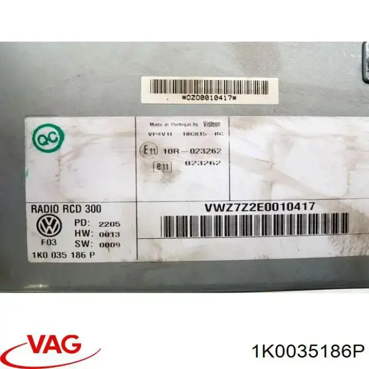  Магнитола Volkswagen Passat 