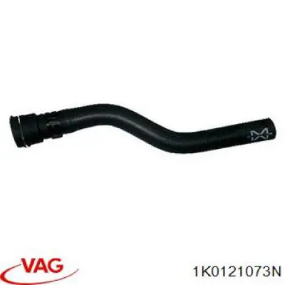 8P0121088C VAG Патрубок отопителя, обратка