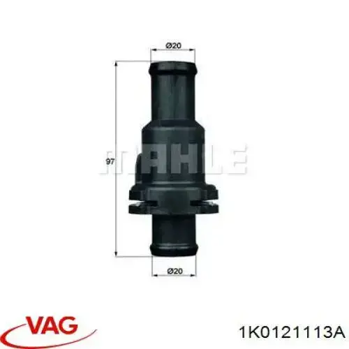Termostato adicional 1K0121113A VAG