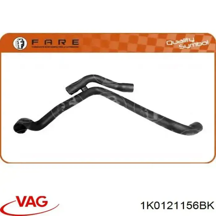 Шланг радиатора, нижний VAG 1K0121156BK цена, от 37.08 USD
