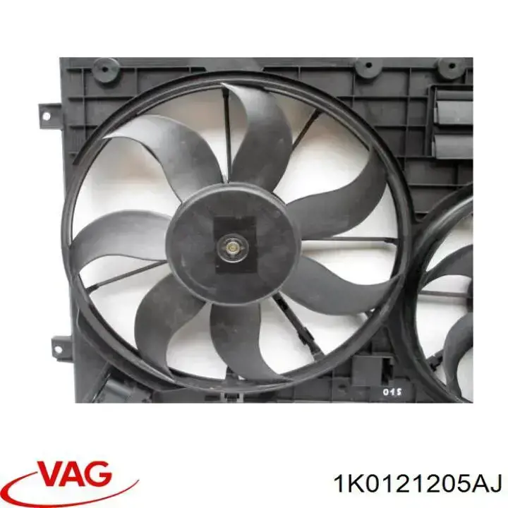 Диффузор вентилятора VAG 1K0121205AJ