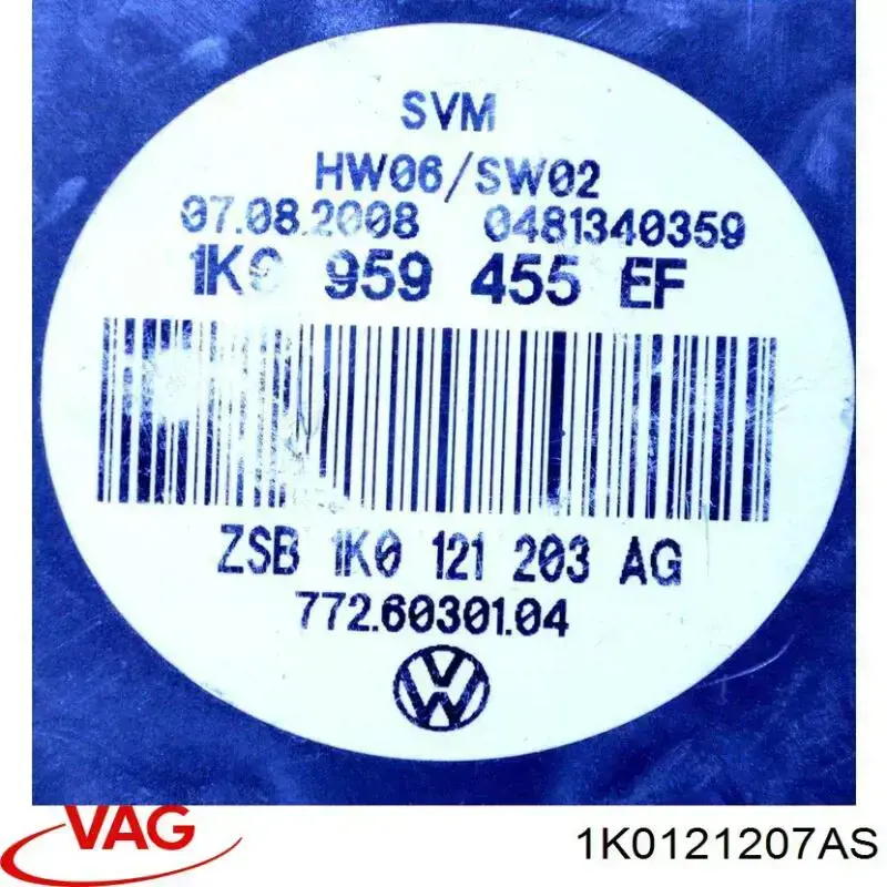1K0121207AS VAG 