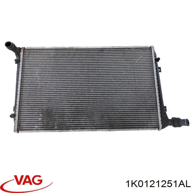 1K0121251AL VAG radiador de esfriamento de motor