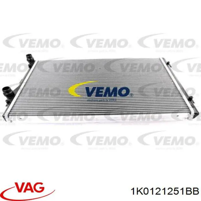 Радиатор охлаждения двигателя VAG 1K0121251BB цена, от 56.71 USD