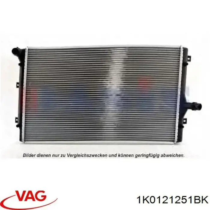 1K0121251BK VAG радиатор