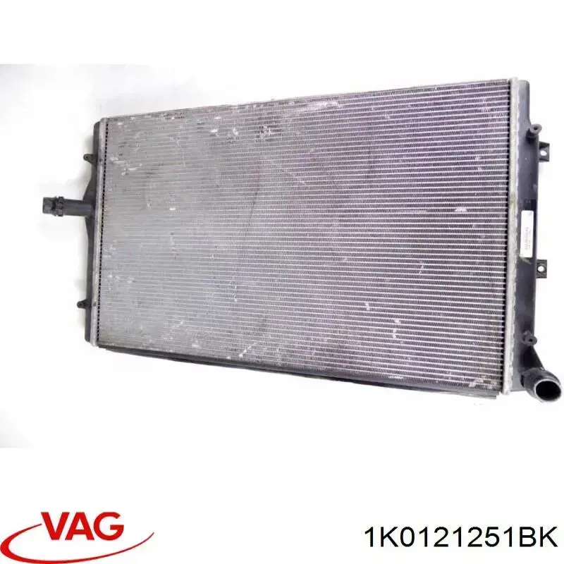 Радиатор охлаждения двигателя VAG 1K0121251BK цена, от 44.34 USD