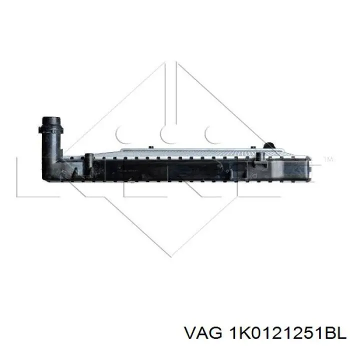 Радиатор охлаждения двигателя VAG 1K0121251BL цена, от 38.01 USD