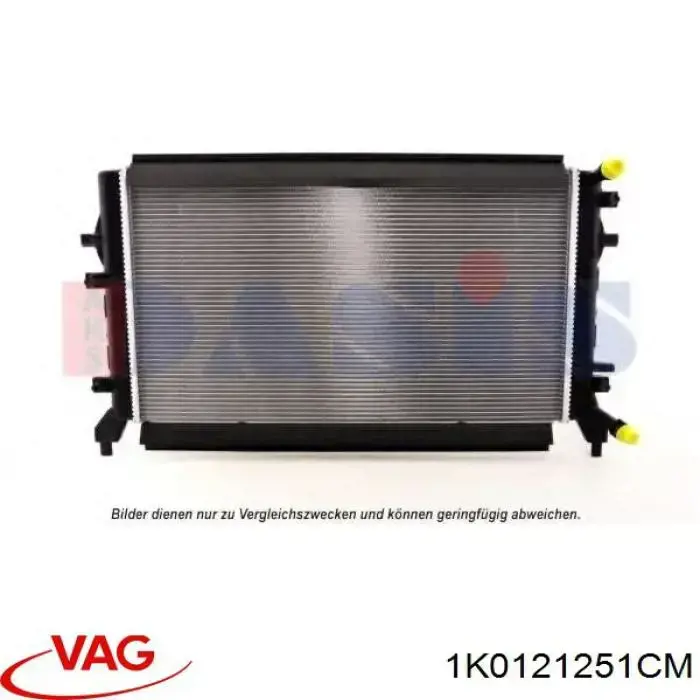 1K0121251CM VAG радиатор