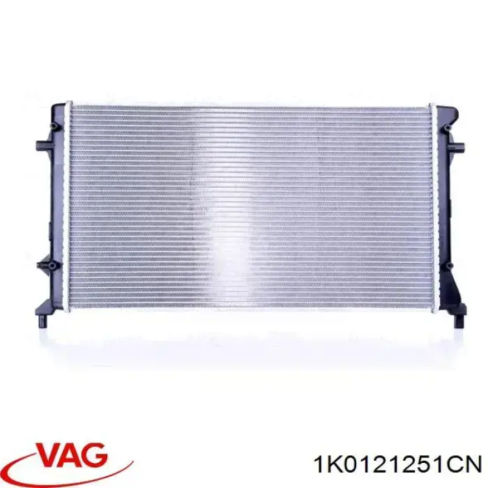Купить 1K0121251CN VAG Радиатор водяной