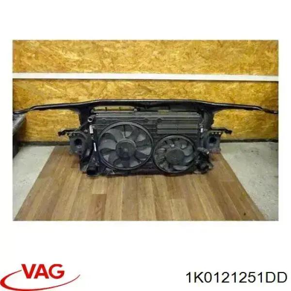 1K0121251DD VAG radiador de esfriamento de motor