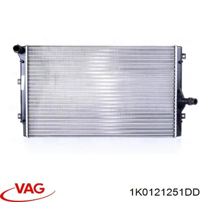 Радиатор охлаждения двигателя VAG 1K0121251DD цена, от 28.25 USD