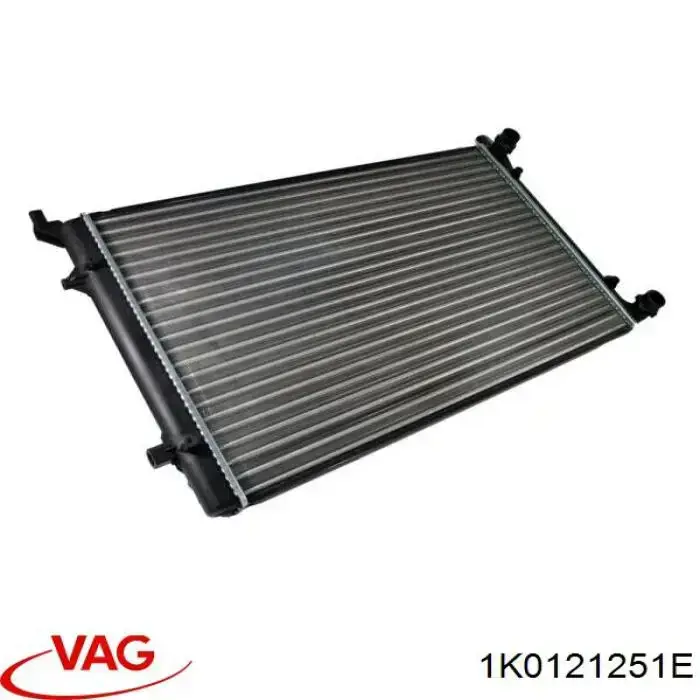 Радиатор охлаждения двигателя VAG 1K0121251E цена, от 55.19 USD