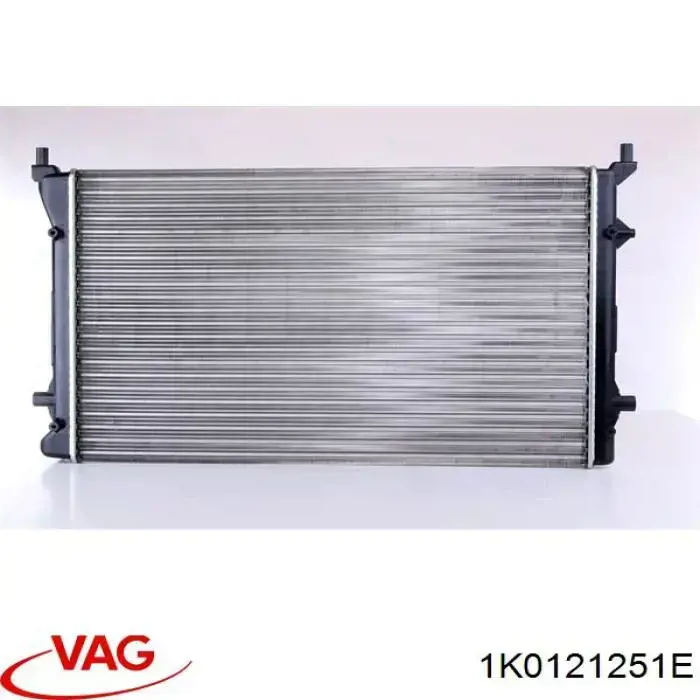 Купить 1K0121251E VAG Радиатор водяной