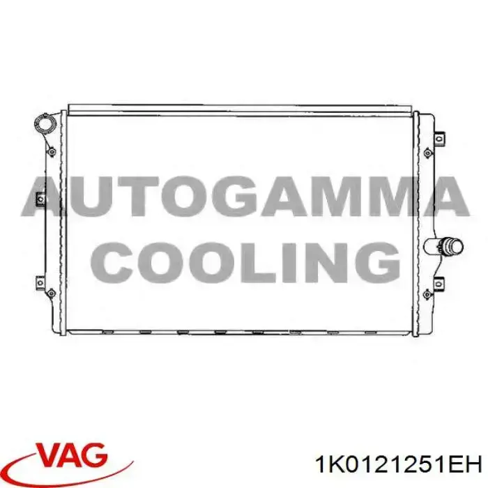 Радиатор охлаждения VAG 1K0121251EH