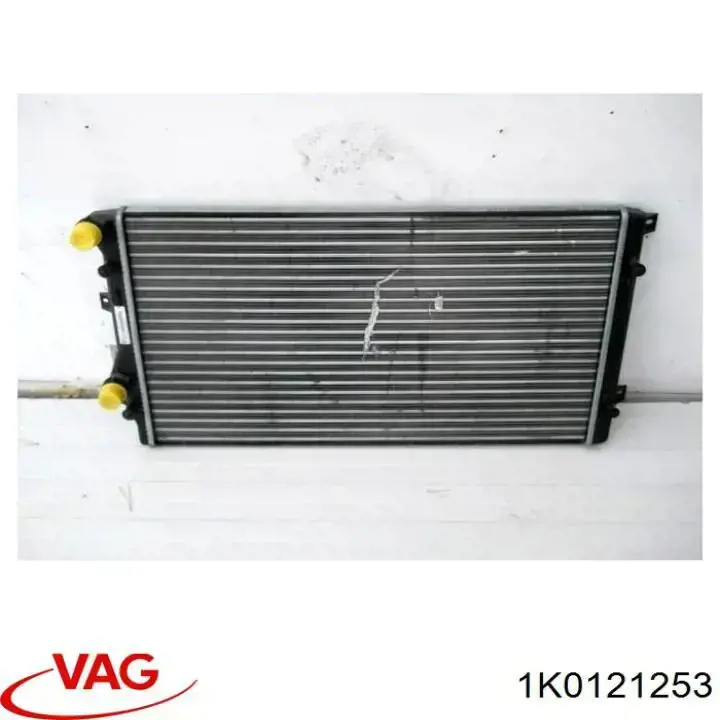 1K0121253 VAG radiador de esfriamento de motor