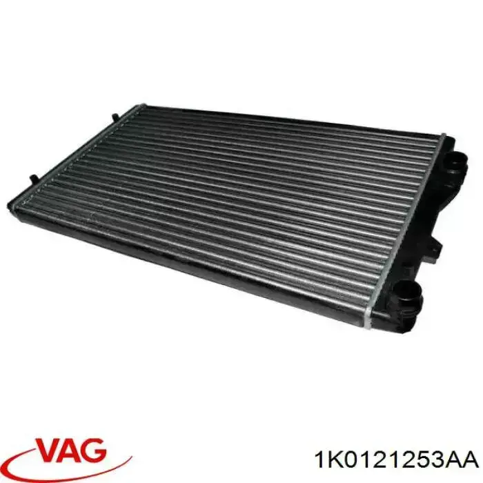 1K0121253AA VAG radiador de esfriamento de motor