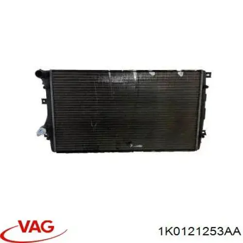Купить 1K0121253AA VAG Радиатор водяной