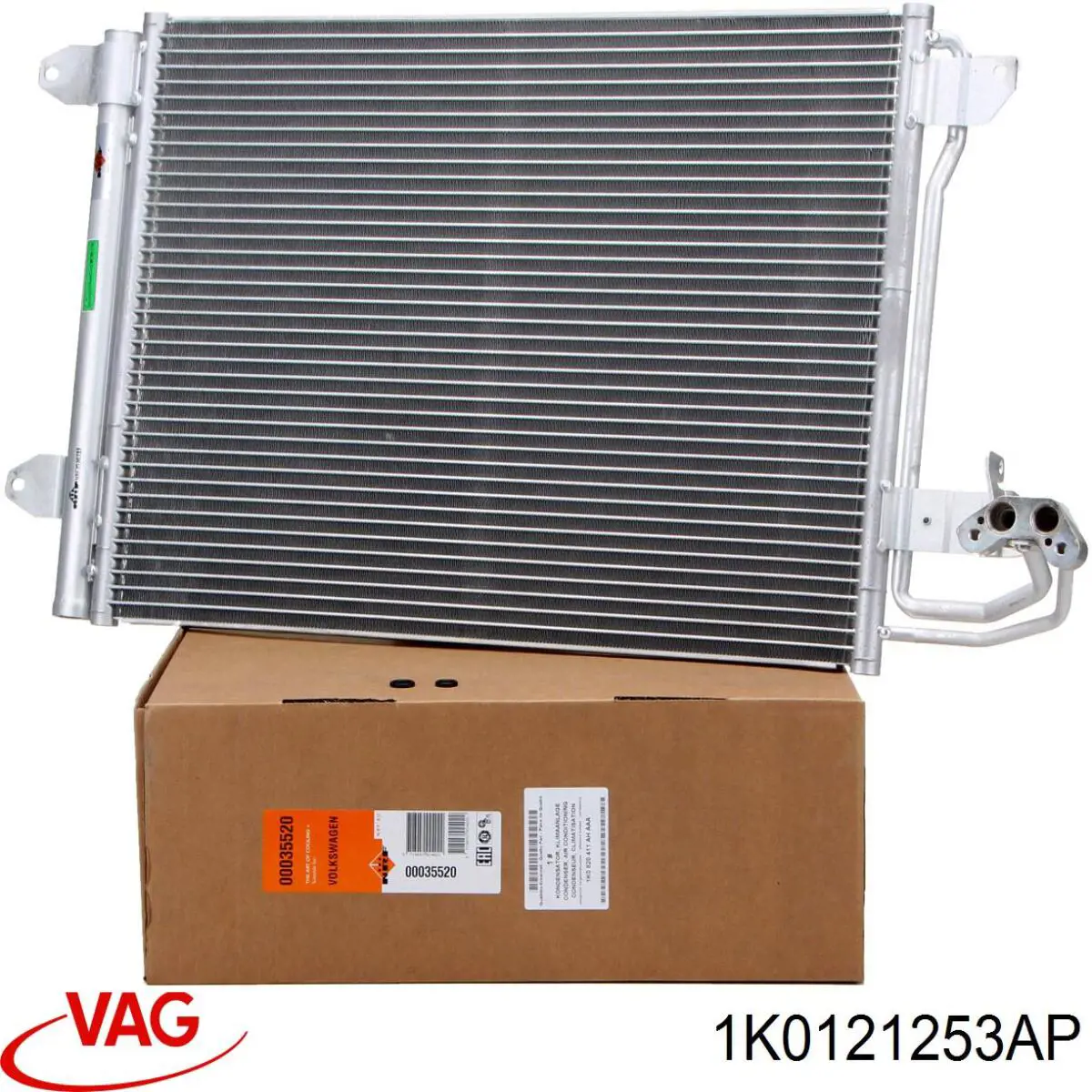 Радиатор охлаждения двигателя VAG 1K0121253AP цена, от 46.61 USD