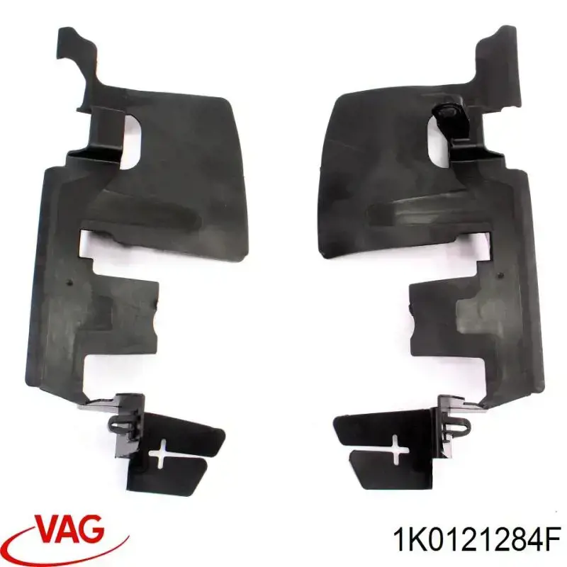 Воздуховод (дефлектор) радиатора правый VAG 1K0121284F цена, от 6.33 USD