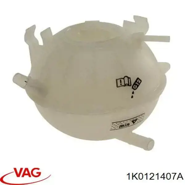 Бачок системы охлаждения двигателя расширительный VAG 1K0121407A цена, от 6.33 USD