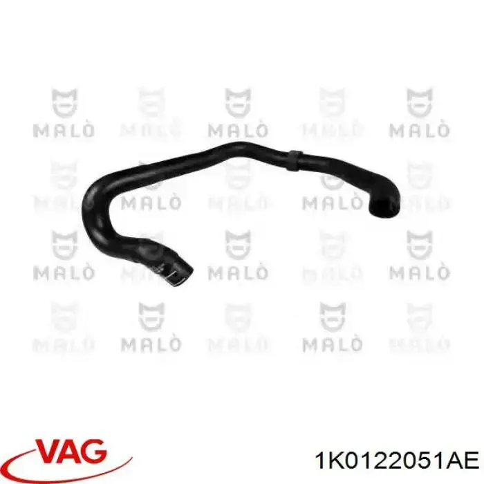 Шланг радиатора, нижний VAG 1K0122051AE цена, от 12.67 USD