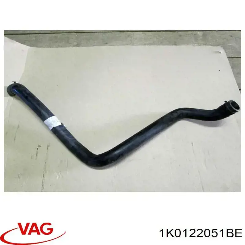 Купить 1K0122051BE VAG Шланг радиатора охлаждения нижний
