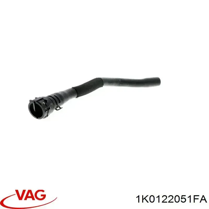 Нижний шлаг радиатора охлаждения 1K0122051FA VAG