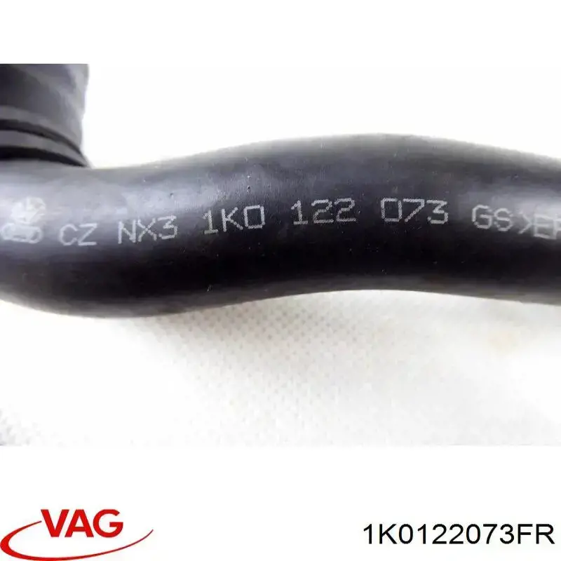 1K0122073FR VAG Патрубок отопителя, обратка